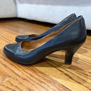 Sofft Black Leather Heels